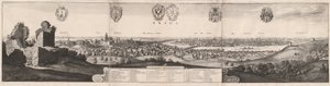 Die große Ansicht von Prag, 1649