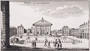 Der Piazza in Covent Garden, 1647 von Wenceslaus Hollar