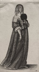 Die verschiedenen Gewohnheiten englischer Frauen, von der Adelsklasse bis zu den Landfrauen..., 1640