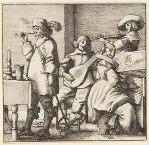 Das Trio von Wenceslaus Hollar