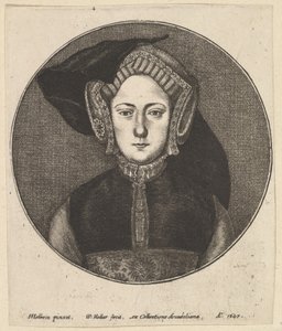 Unbekannte Frau von Wenceslaus Hollar