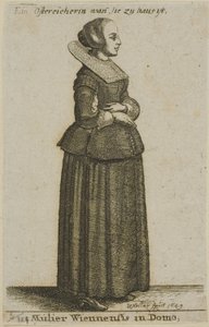 Wiener Frau von Wenceslaus Hollar