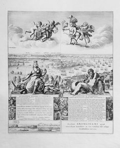 Ansicht von London, veröffentlicht 1647 (Faksimilekopie) (Detail)