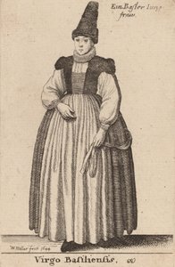 Virgo Basiliensis, 1644 von Wenceslaus Hollar