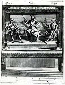 Woden, Thor und Friga