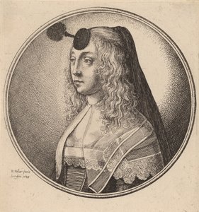 Frau von Antwerpen, 1643 von Wenceslaus Hollar
