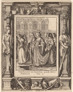 Kaiserin von Wenceslaus Hollar after Hans Holbein the Younger after Abraham van Diepenbeeck