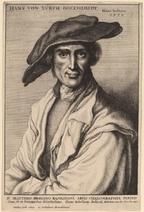Hans von Zurch, Goldschmied von Wenceslaus Hollar after Hans Holbein the Younger