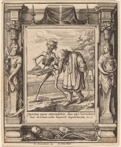 Alter Mann von Wenceslaus Hollar after Hans Holbein the Younger after Abraham van Diepenbeeck