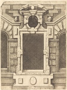 Fenster mit Giebel von Wendel Dietterlin