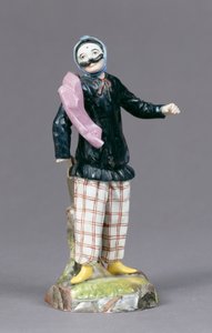 Harlekin mit einem Ständer, aus der Gruppe 