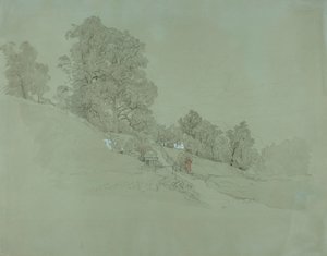 Landschaft am Hang von Werner Holmberg