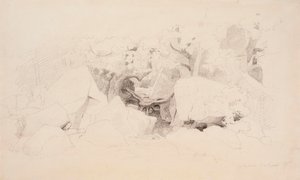 Felsbrocken im Wald von Werner Holmberg