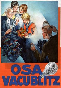 Werbung für die Marke OSRAM, um 1935 von Werner von Axster Heudtlass
