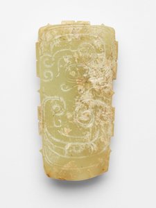 Anhänger (pei) in Form eines Drachen von Western Zhou Dynasty Chinese School