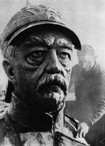 Skulptur von Otto von Bismarck, preußischer Staatsmann des 19. Jahrhunderts, 1937