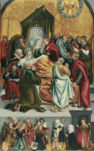 Marientod mit Stifter Alexius Funck und seiner Familie