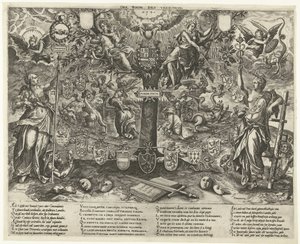 Der Baum des Bundes, 1578 von Wierix