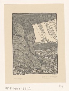 Bau der Arche Noah von Wijnand Otto Jan Nieuwenkamp (signed by artist)
