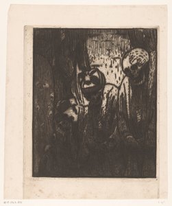 Katakombe, Palermo von Wijnand Otto Jan Nieuwenkamp (signed by artist)