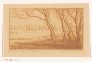 Ansicht von Edam von Wijnand Otto Jan Nieuwenkamp (signed by artist)