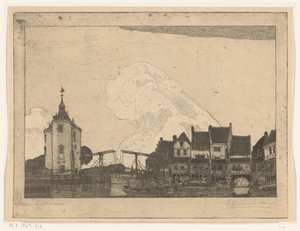 Hafen in Enkhuizen von Wijnand Otto Jan Nieuwenkamp (signed by artist)