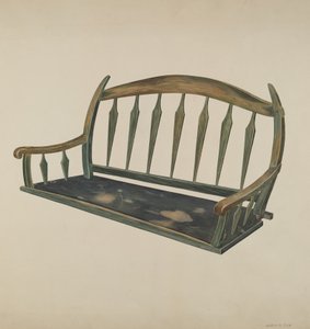 Präriewagen-Sitz, ca. 1937
