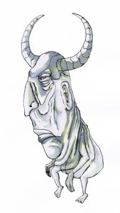 Gehörntes Fantasiewesen