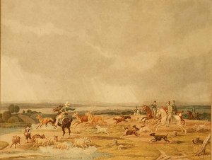 Eine Hirschjagd von Wilhelm Alexander Kobell