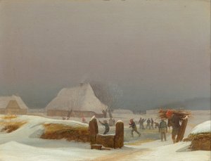 Winterlandschaft von Fünen
