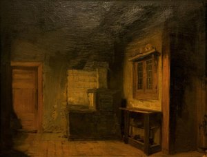 Küche im Pfarrhaus in Wiedensahl von Wilhelm Busch