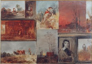 Sammelbild mit neun Studien