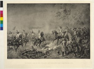 Erzherzog Karl in der Schlacht von Würzburg von Wilhelm Camphausen