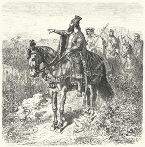 Kyros der Große, persischer Kaiser (Gravur)