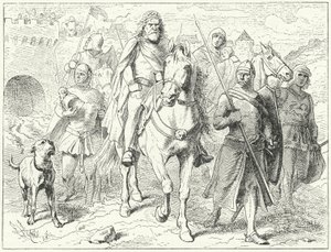 Heinrich der Löwe, Herzog von Sachsen, vor Bardowiek