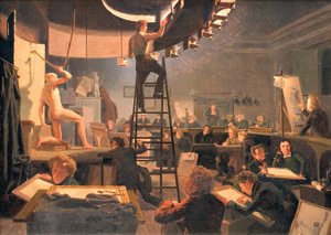 Der Zeichenkurs an der Königlichen Akademie der Schönen Künste