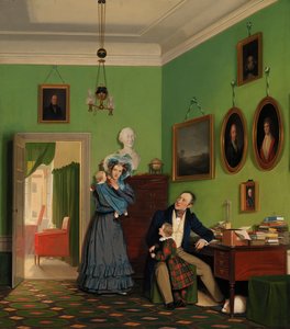 Die Familie Waagepetersen von Wilhelm Ferdinand Bendz