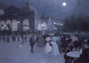 Abendkonzert im Stadtpark von Wilhelm Gause