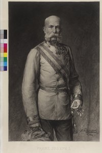 Franz Joseph I in Galauniform eines Feldmarschalls von Wilhelm Hecht