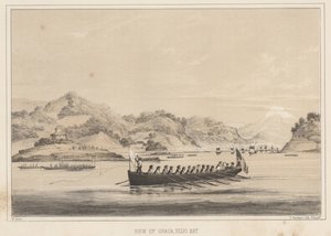 Ansicht von Uraga, Yedo-Bucht, 1855