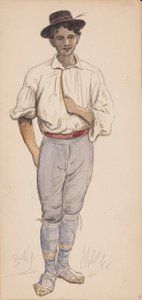 Italienischer Bauer oder Hirte