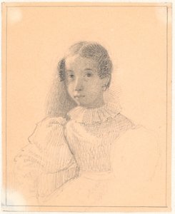 Porträt von Adelaide Emilie Waagepetersen von Wilhelm Marstrand