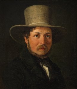 Der Maler Christen Købke von Wilhelm Marstrand