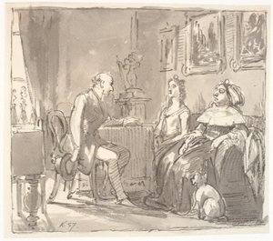 Besuch bei ihrer Gnaden von Wilhelm Marstrand