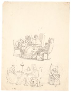 Besuchsszenen von Wilhelm Marstrand