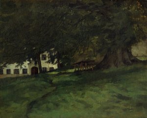 Linde auf Herrenchiemsee von Wilhelm Trübner