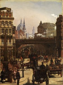 Ludgate Hill von Wilhelm Trübner