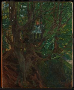 Mädchen im Baum