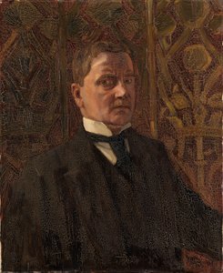 Selbstbildnis von Wilhelm Trübner