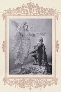 Goethes Muse, Widmung von Wilhelm von (after) Kaulbach